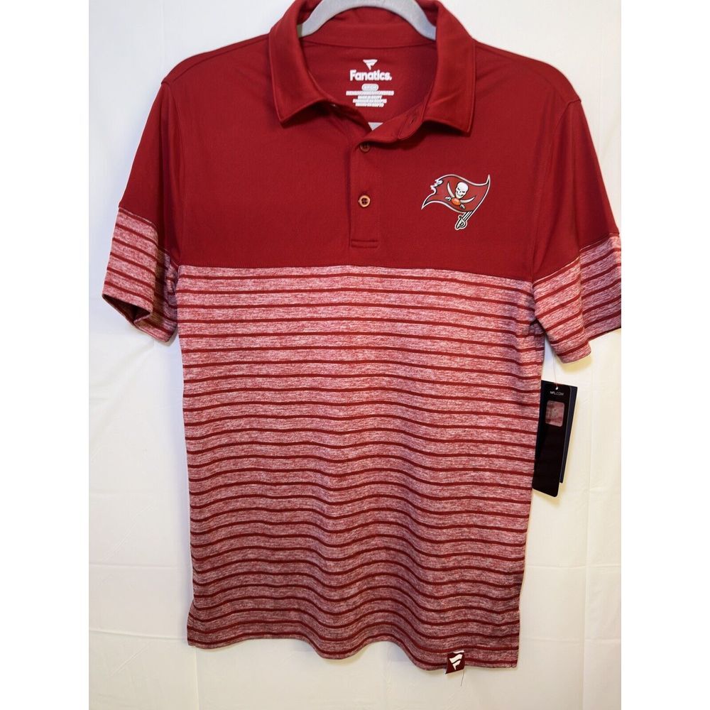 Men's Tampa Bay Buccaneers Fanatics Branded Team Fade Polo NWOT Small